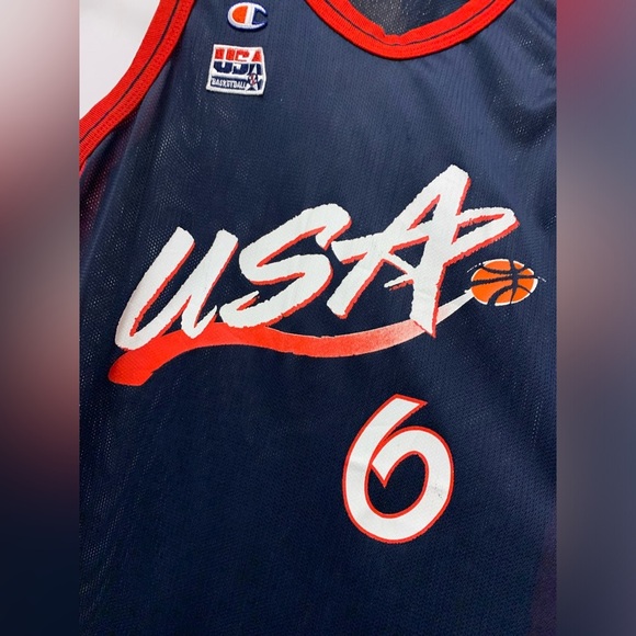Vintage Penny Hardaway 6 Team USA Dream Team 1996 Olympics Champion Jersey 44 - Picture 9 of 12